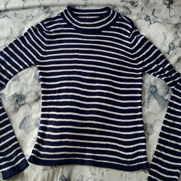 Striped tunic sweater - Picture 4 of 7